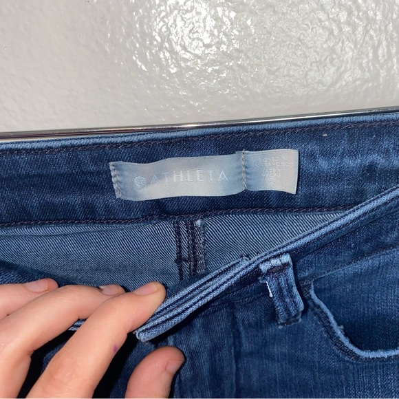 Athleta Sculptek medium wash high rise skinny jeans - Picture 4 of 10